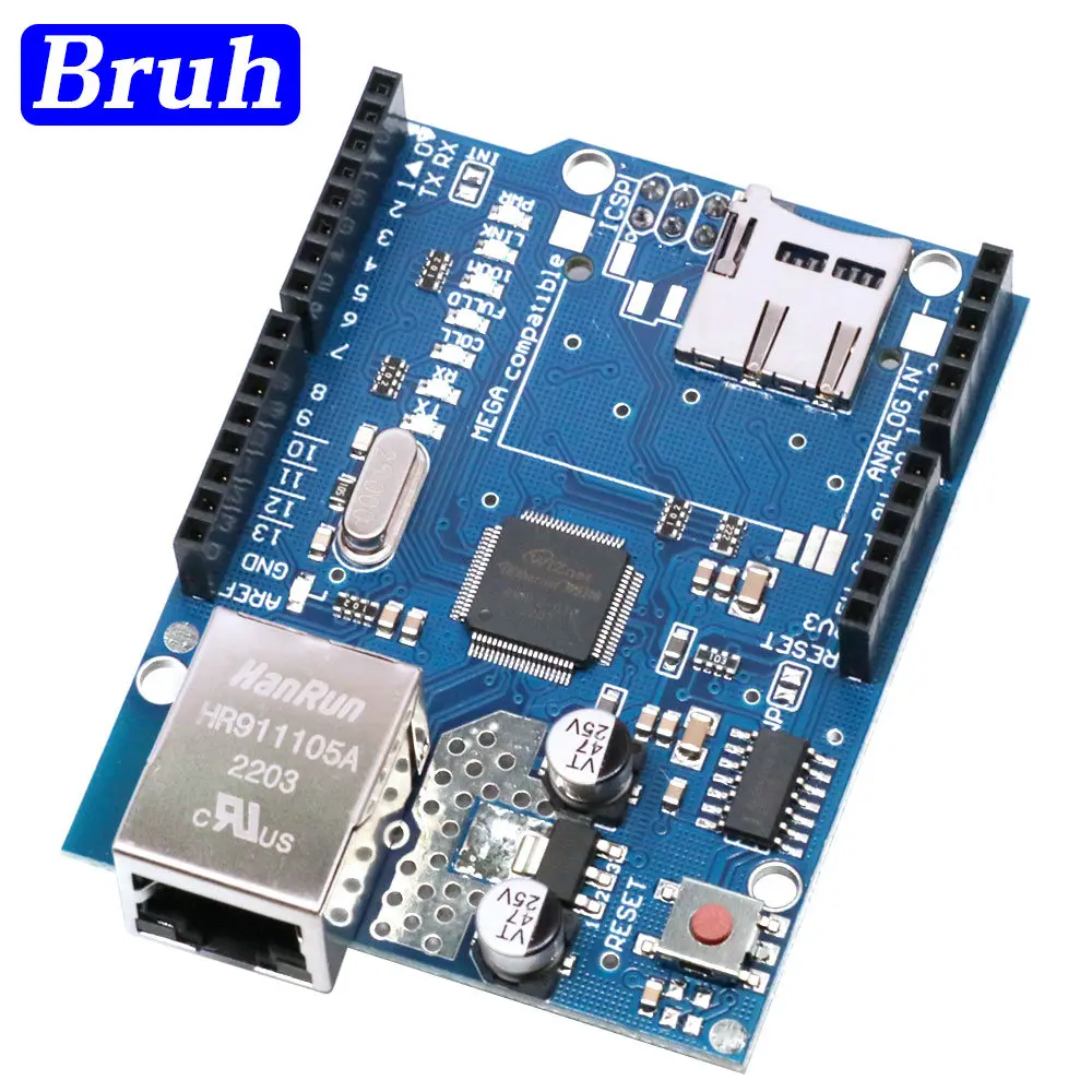 Uno Shield Ethernet Shield W5100 R3 Uno Mega 2560 1280 328 Unr R3 Solo Scheda Di Sviluppo W5100 Per Arduino