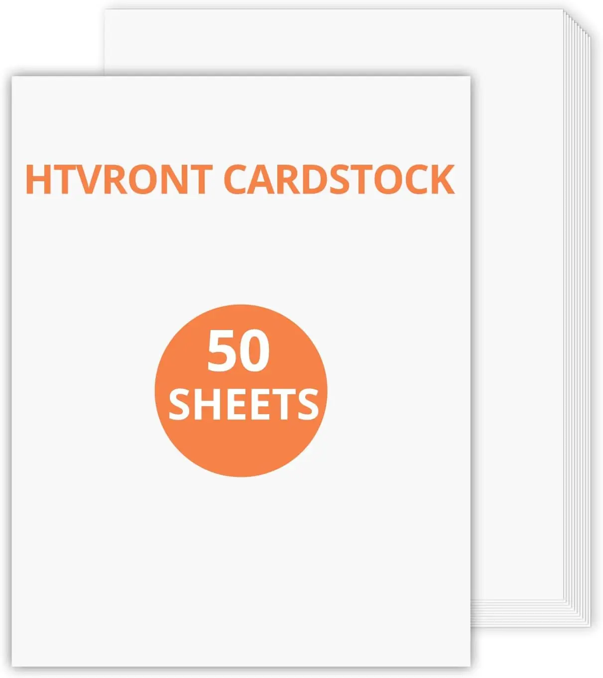 HTVRONT 50 Sheets 8.5X11Inch White Brown Cardstock Paper Bundle 230g Thick  Cardstock Printer Paper for Craft Scrapbooking DIY - AliExpress