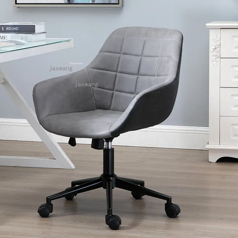 

Nordic Leisure Office Chairs Light Luxury Computer Swivel Lift Office Chair Modern Gaming Armchair Sillon Oficina Furniture WZ