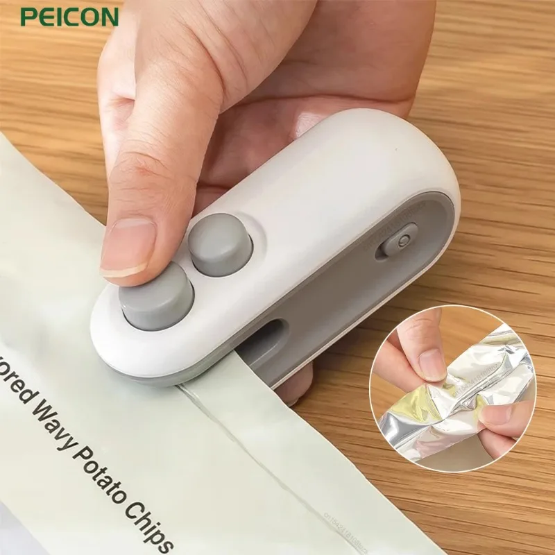 Vacuum sealing machine, small household hand pressure sealing machine, mini snack plastic bag heat sealing machine 4