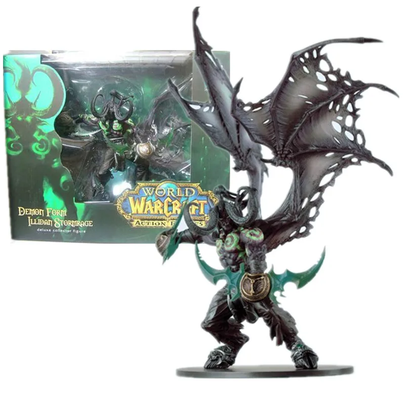 11.5inch Game WOW Demon hunter Form ILLIDAN Devil DC05 STORMRAGE