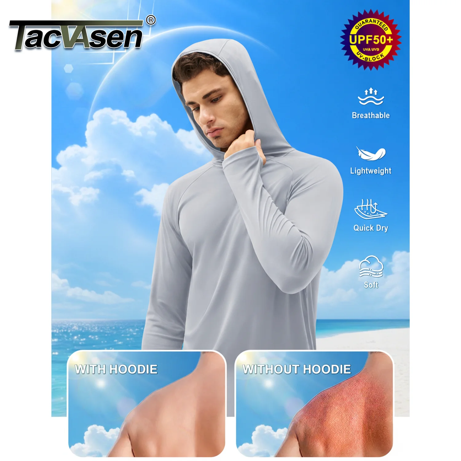 Men’s UPF 50+ Sun Hoodie 2