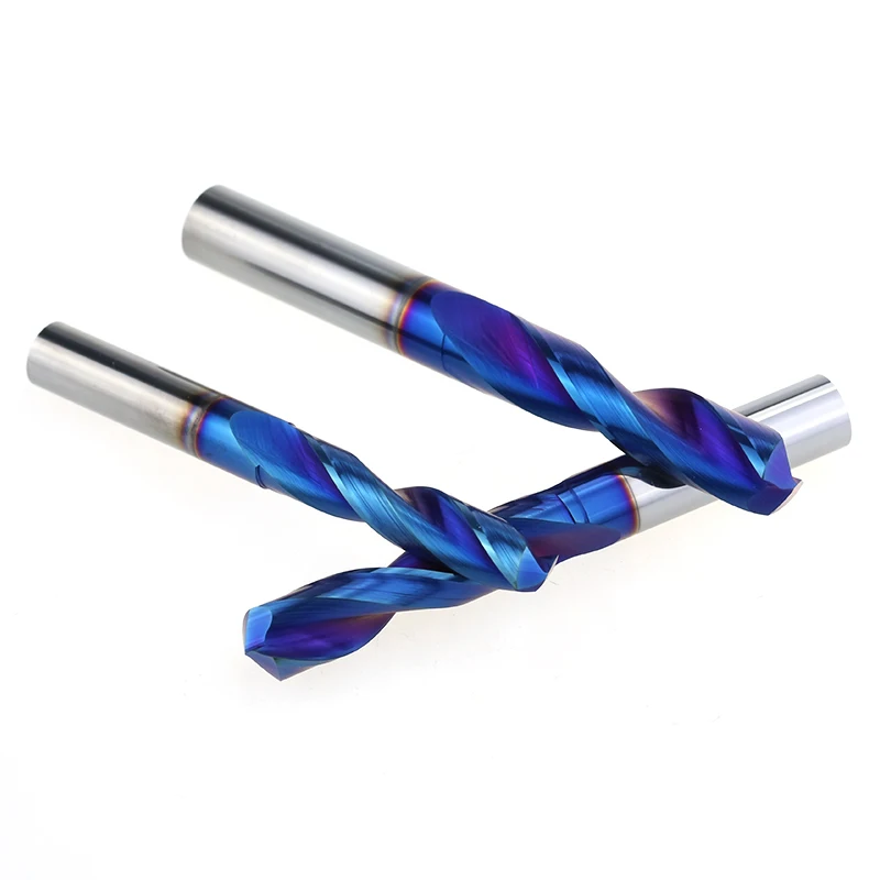 툴아이 HRC65 °   텅스텐 카바이드 드릴 초경금속 가공용 금속 드릴 비트 CNC 선반 철강 드릴링 공구 0.5-20.0mm