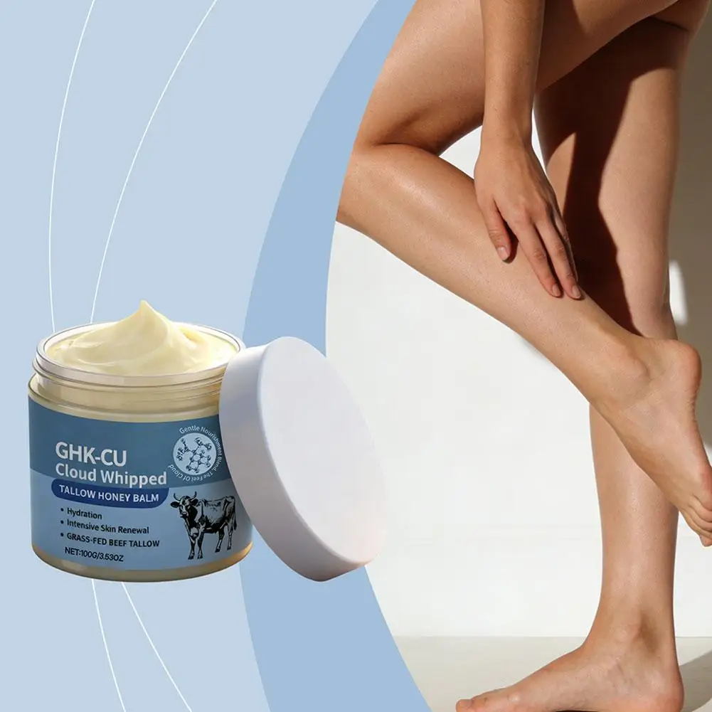 100g Grass-Fed Beef Tallow Moisturizer Hydration Intensive Skin Renewal Gentle Nourishing GHK-CU Cloud Whipped Tallow Honey Balm - AliExpress 66 100g Grass-Fed Beef Tallow Moisturizer Hydration Intensive Skin Renewal Gentle Nourishing GHK-CU Cloud Whipped Tallow Honey Balm - AliExpress 66