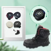  Wire Swivel Automatic Shoe Buckle Rope Hiking Boots Luggage Button Free Shoelace Cycling Lock Shoe Rotating Button Accessories 