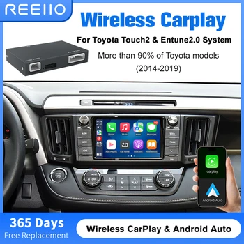 Nuovo Carplay Wireless e Android Auto per Sistema TOYOTA Touch2 Entune2.0, Modulo di Aggiornamento Decoder per Corolla, Tacoma, Camry, Avalon, Prius