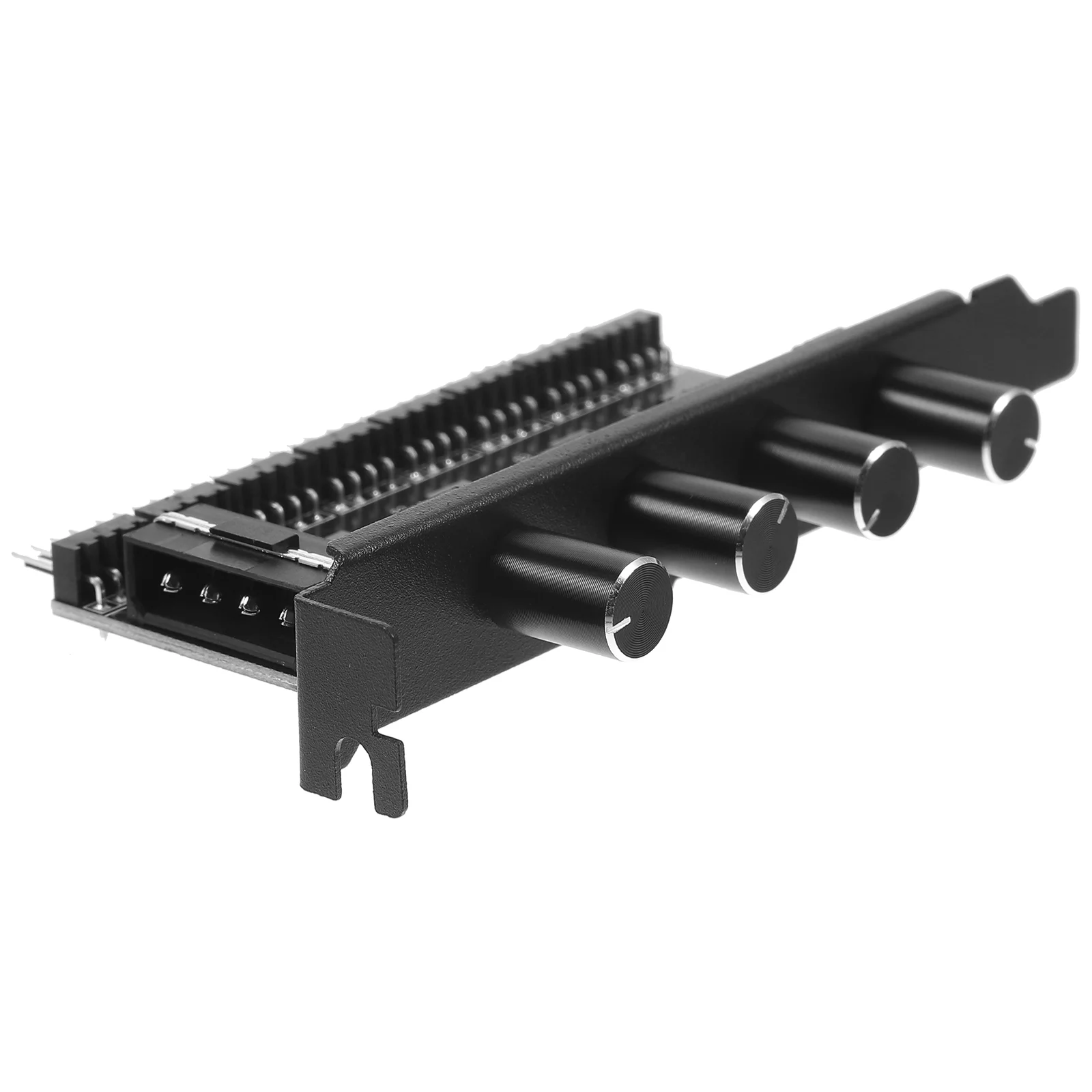 

Fan Controller Cooling Hub Splitter Computer Case Extension Adapter Desktop Supply Stepless Cooler