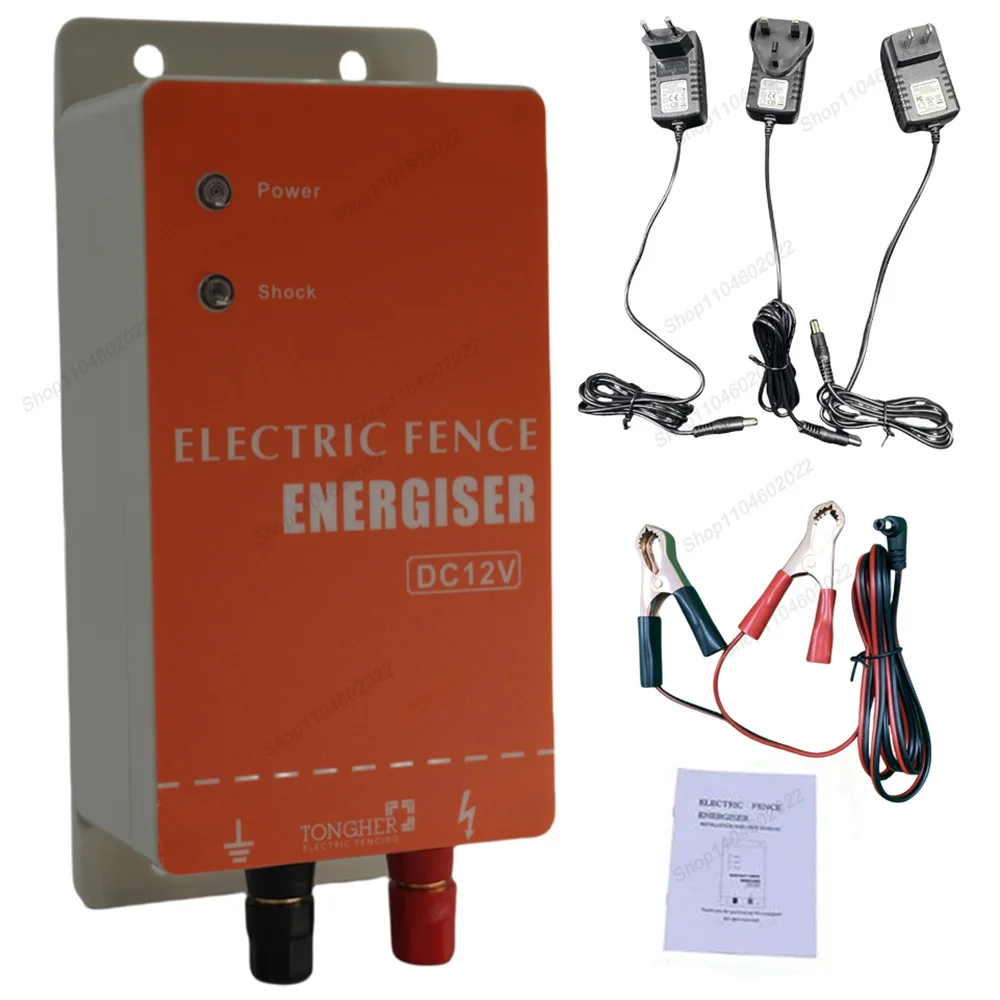 Electric Fence 0.5 Joules Low Impedance Energizer For Livestock Sheep Poultry Pet Animals Electric Fence Pulse Controller Device electric fence energizer