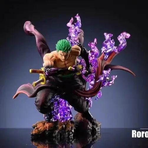 21cm One Piece Anime Figure Roronoa Zoro Figurine Pvc Gk Statue