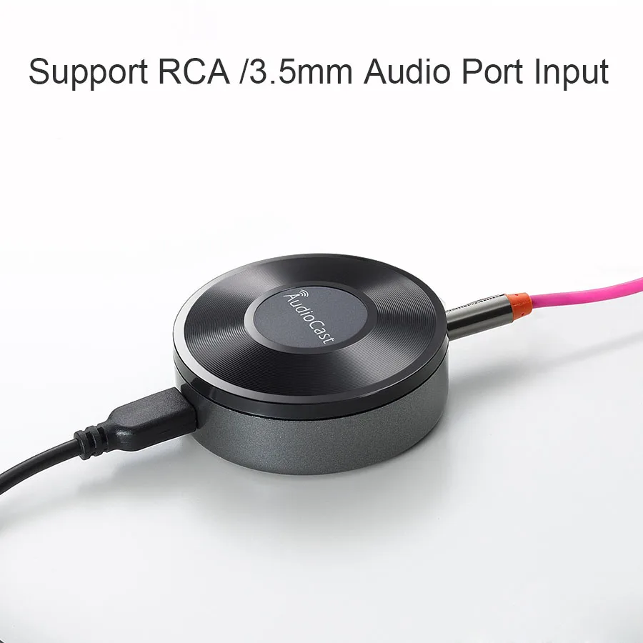 Wireless Wifi Music Audio Streamer Receiver Audiocast Ieast pPlay M5 DLNA For Airplay Audio Music Adapter Multi Room Streams audio adapter