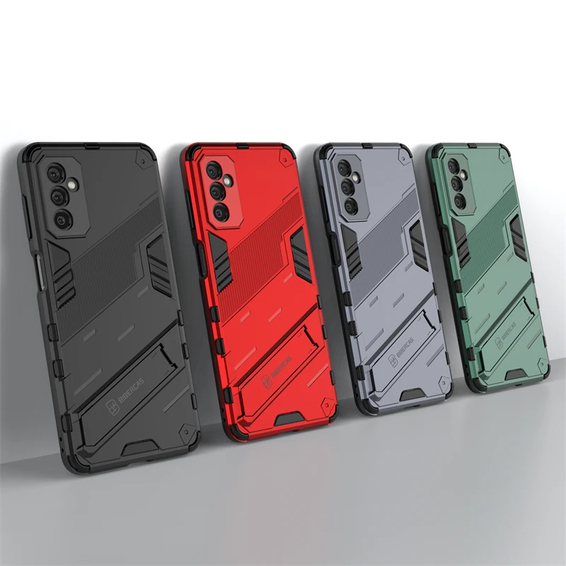 Per Samsung Galaxy M52 5G Custodia Custodia Per Paraurti Con Staffa Per Armatura Stile Punk Per Samsung Galaxy M52 5G Cover Per Galaxy M52 5G M32 M22