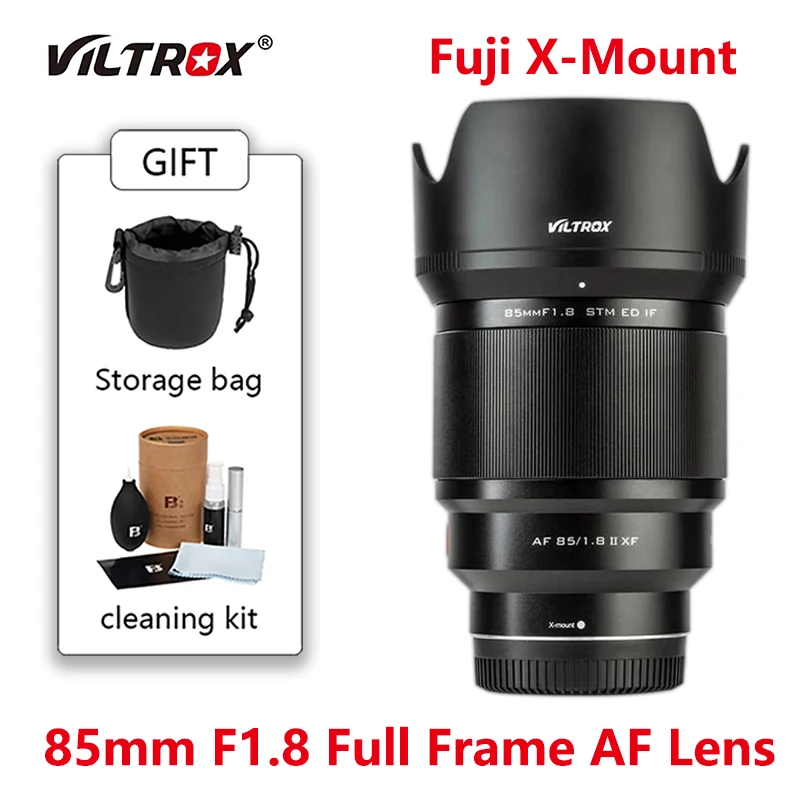 Viltrox 85Mm F1.8 Full Frame Obiettivo Verticale Con Messa A Fuoco Automatica Di Grande Apertura Per Fotocamera Fuji X Mount Fujifilm X-T4 X-T30 X-Pro