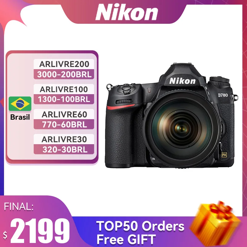 Nikon D780 DSLR цифровая камера Профессиональная портретная видеосъемка