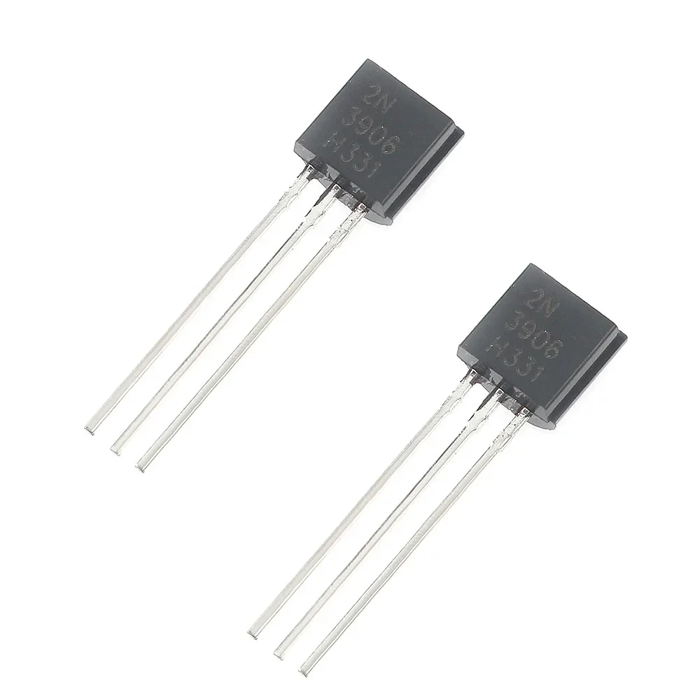 Triode PNP Transistors TO92 Throught Hole 2N2222 2N2907 2N3904 2N3906 2N5401 2N5551 Electronic Components 50pcs bjt transistor transistors kit triac transistor