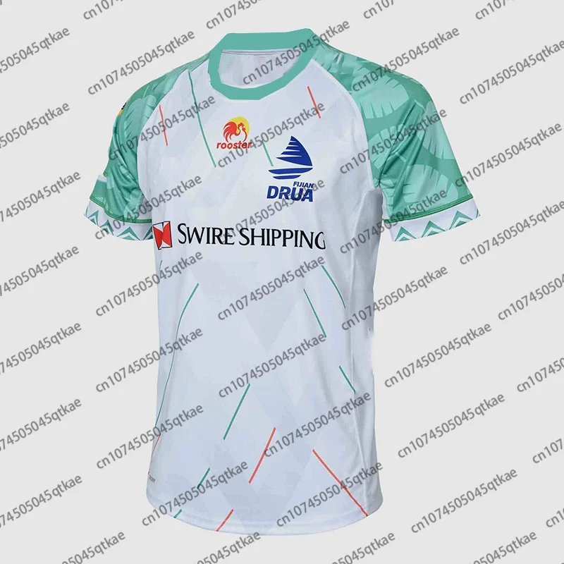 FIJIAN DRUA Home Rugby Jersey America Football Tshirt Oversized Training Unisex Clothes Breathable Sport Quick Drying Tee