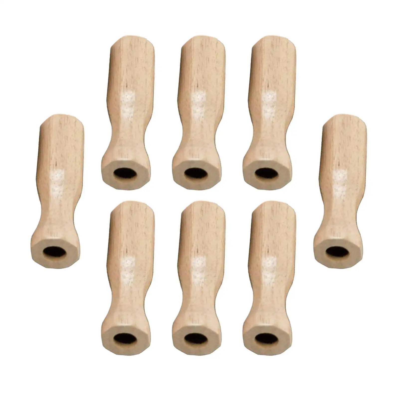 8Pcs Soccer Table Handles Portable Replacements for Child Standard Foosball