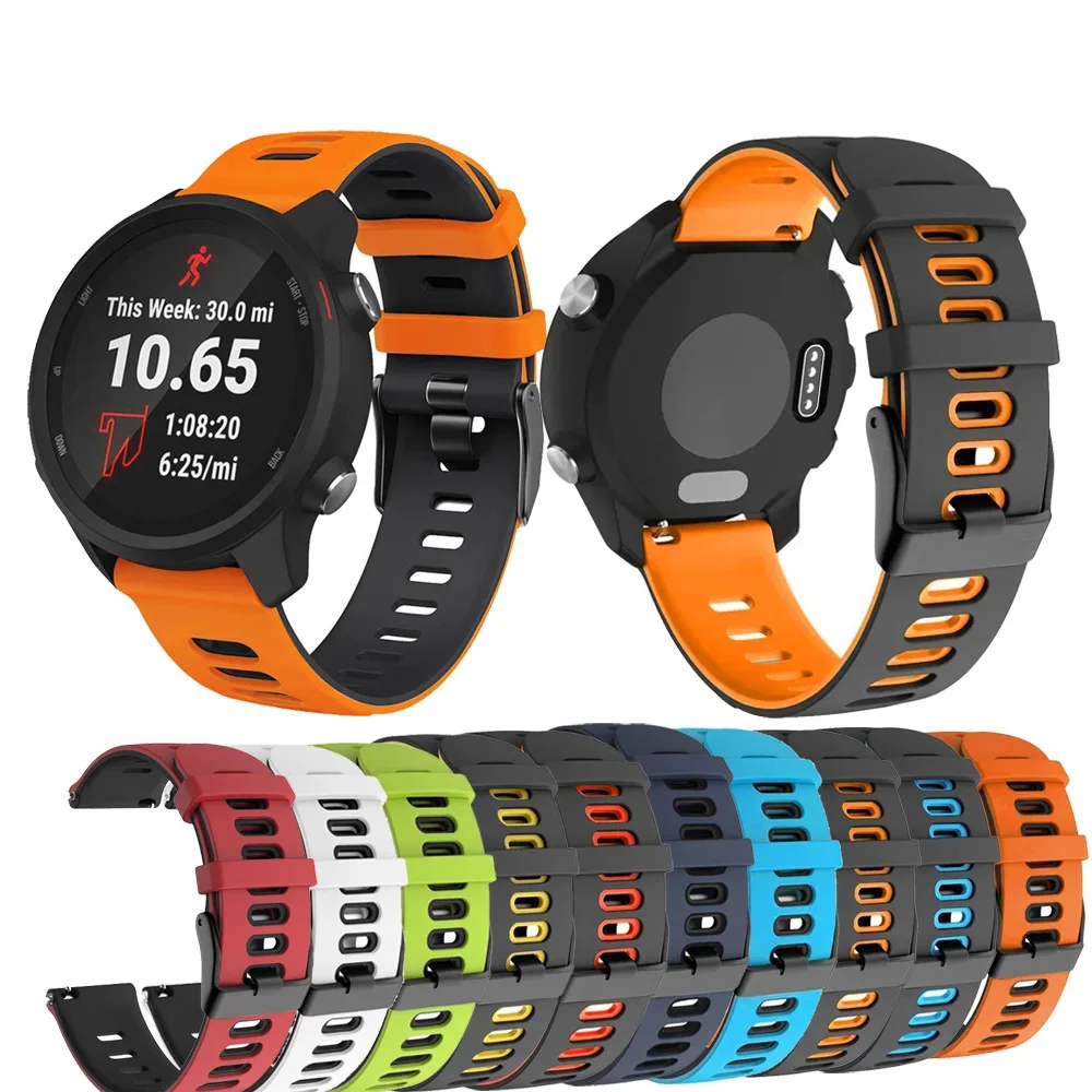 

22mm Silicone Strap For Suunto Vertical Replacement Smartwatch Watch Band Bracelet Belt For Suunto 9 Peak Pro / 5 Peak Watchband