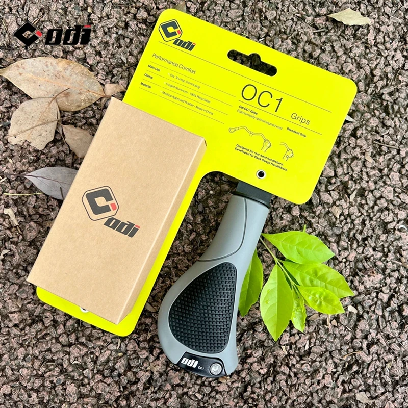 ODI OC1 자전거 그립, 22.2mm 대형 패드, 자전거 핸들 바 커버, MTB 미끄럼 방지 그립, 인체 공학적 사이클링 고무 볼 핸들 액세서리