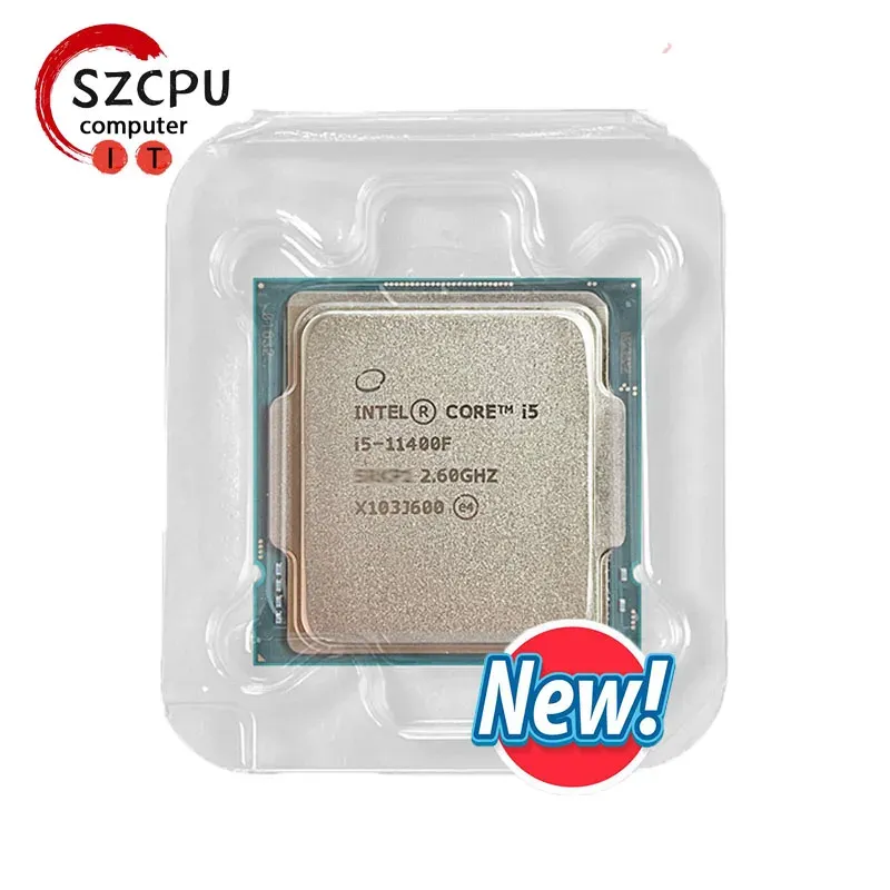 Intel New Core i5-11400F i5 11400F 2.6 GHz  L3=12M 65W LGA 1200 but no fan