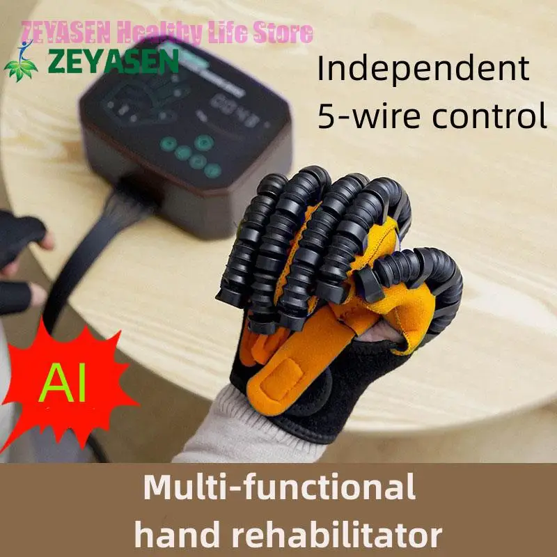 Zeyasen Multi-functional Hand Rehabilitator Rehabilitation Robot Glove Stroke Hemiplegia Hand Function Recovery Finger Trainer