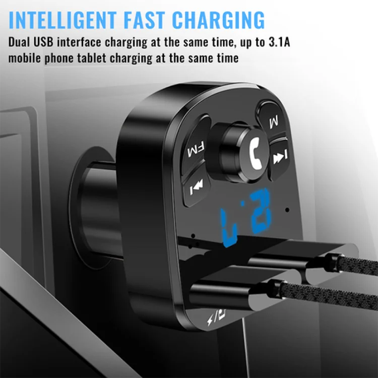 Car Bluetooth MP3 Player Car FM Transmitter Car Hands-Free Car Phone Music U Disk S66caac934ec649aba70cb5139863db16E