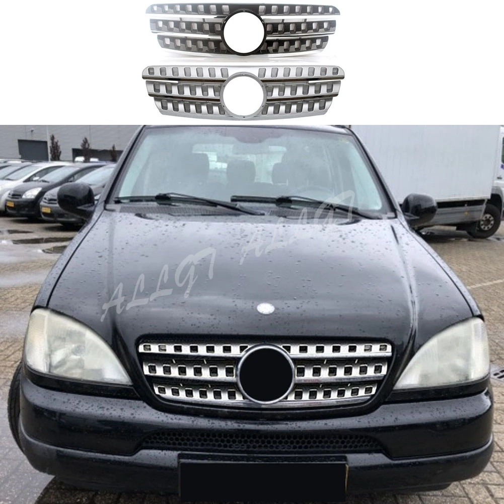 

Решетки для передней фары автомобиля Mercedes Benz W163 ML350 ML500 ML400 ML320 1998 1999 2000 2001 2002 2003 2004, сетка с Сотами