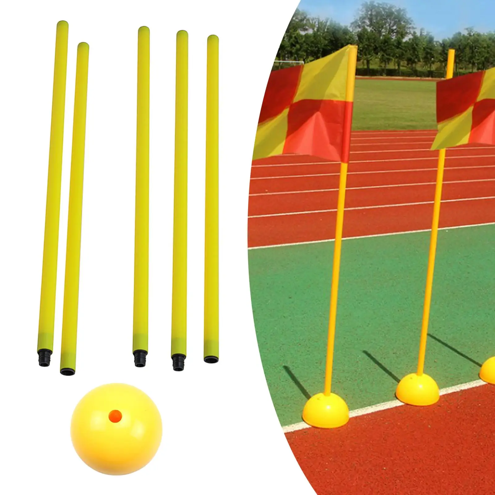 trainingToolSoccerTrainingMarkersMultipurposeObstacleBarfor