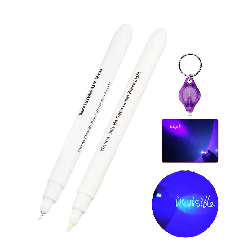Magic Invisible Pen Ink Marke Pens Disappearing Ink Secret Ultraviolet