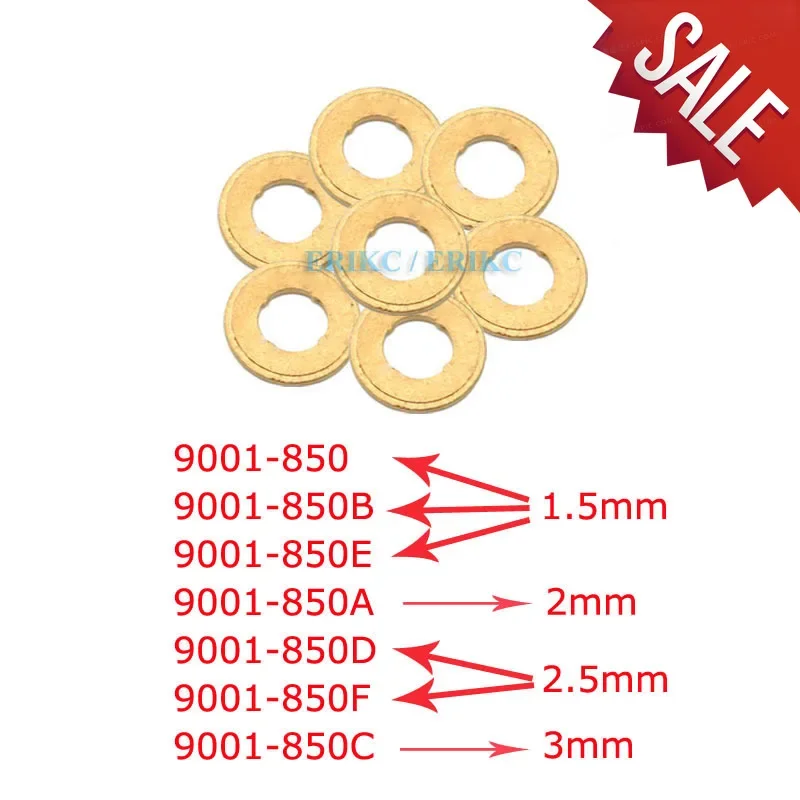 

ERIKC 9001-850 9001-850B 9001-850E Copper Gasket Washers Thickness 9001-850A Heat Shield 9001-850D 9001-850F 9001-850C