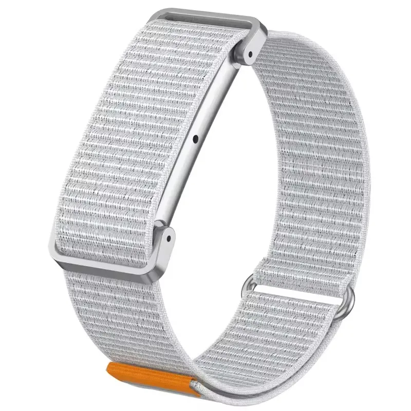 Quick Release Nylon Watch Strap with Metal Protective Case, Ultra Thin Breathable Replacement Wrist Band