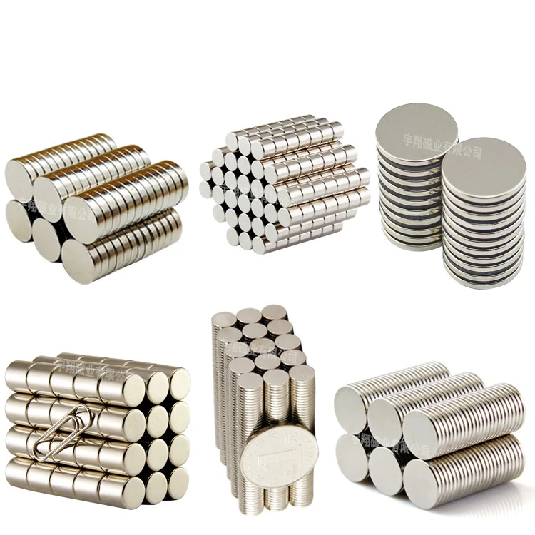 

10PCS Rare Earth Neodymium Magnets Fridge Crafts For Acoustic Field Electronics 2mm Length Super Strong Round Disc Shape Blocks