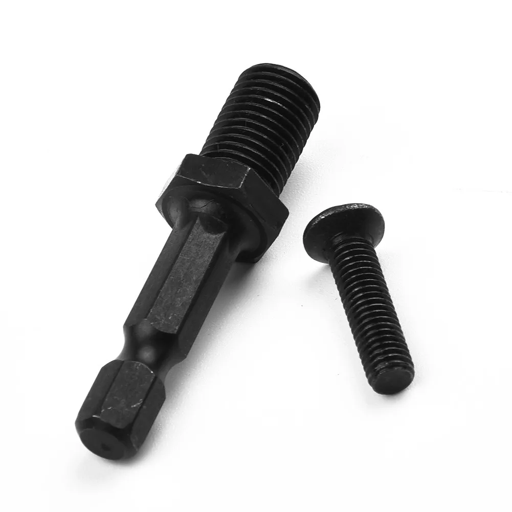 Drill Bits Drill Chuck Adapter 2-13mm Black Keyless Chuck Thread Screw For Drill Bit Chuck