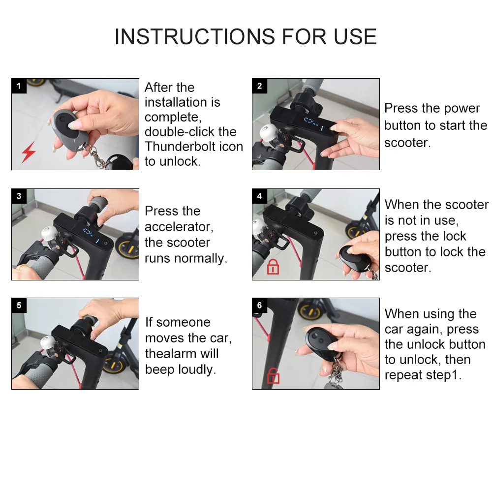 Enhanced Anti-Theft Remote Control Alarm