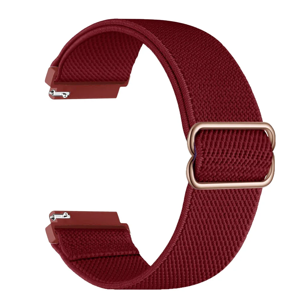 Versatile Nylon Loop Strap - Adjustable Fabric Bracelet Band, 22mm/20mm