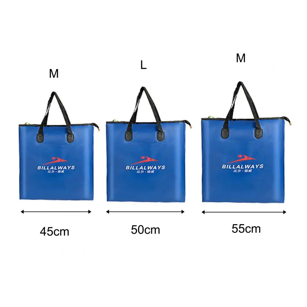 3 Sizes Portable Folding Fishing Bag EVA Foldable Bucket Durable Outdoor Fishing Water Tank Fish Wear Bucket Fish Care Gear Bag - Image 6