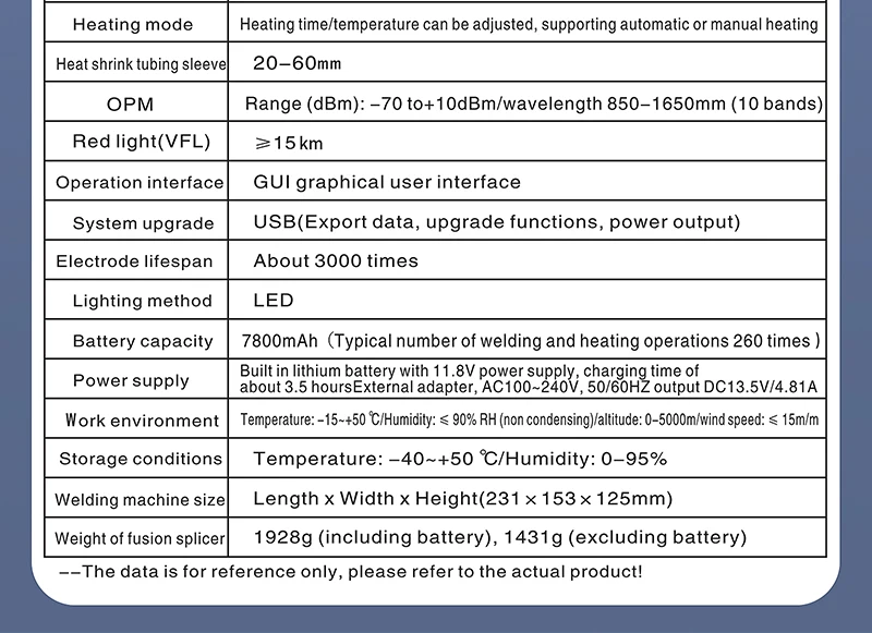 S-90 Fiber Optic Fusion Splicer 6 Motors Multilingual Touch Screen FTTH Optical