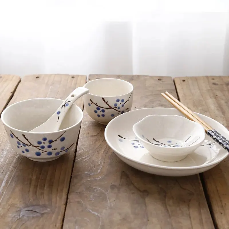 Eco-Friendly Japanese Style Ceramic Dinnerware Set