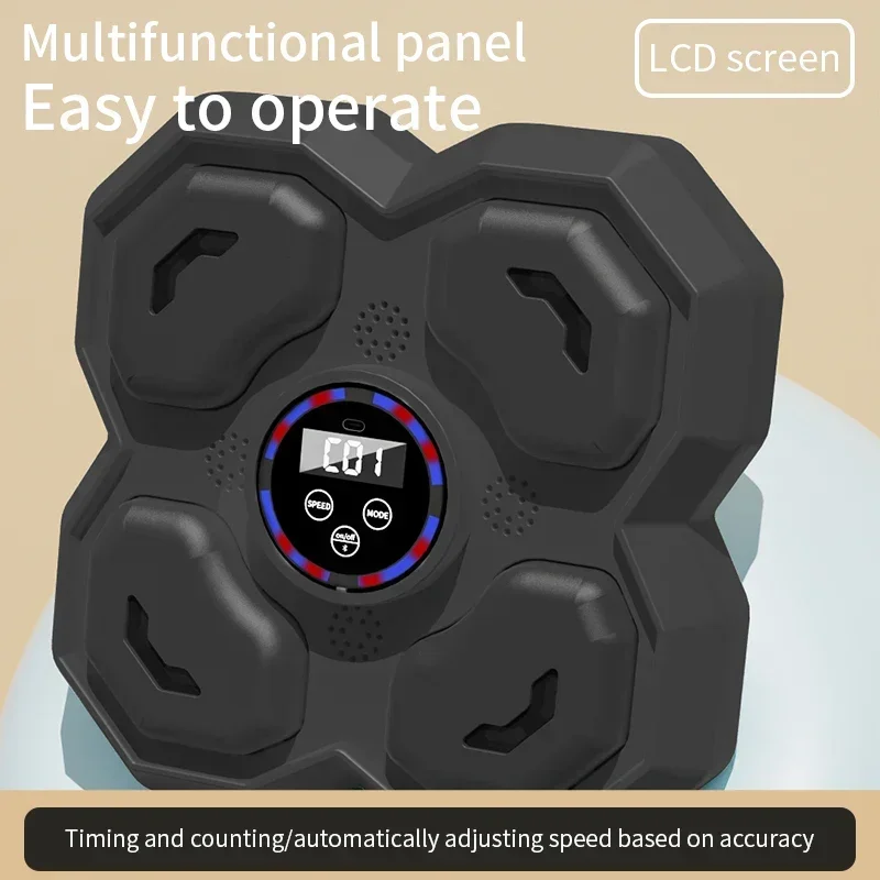 Smart Music Boxing Machine Adult/Children Sports Fitness Boxing Trainer Home Exercise Response Training Wall Target