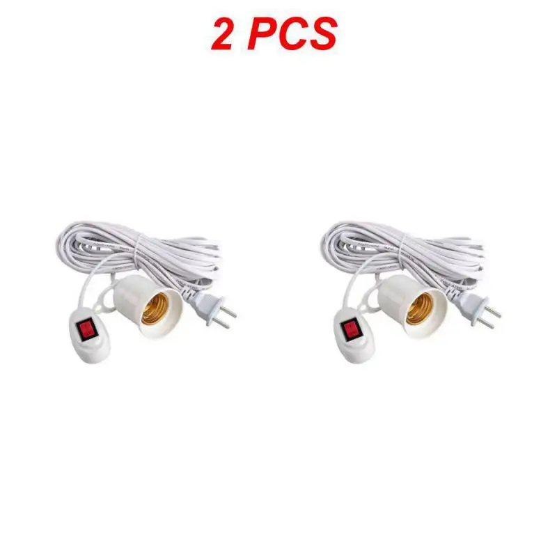 3/5/8/10 متر كابلات سلك الطاقة E27 قاعدة مصابيح حا...