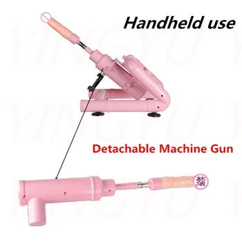New Design Bluetooth Selfie Sex Machine 6 cm Telescopic Stroke Automatic Machine Gun with Dildo Attachments Set Adult Sex Toys 4