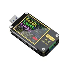

PD Trigger Voltmeter Ammeter Current USB Tester Fast Charging Protocol Capacity Test With Bluetooth-Compatible