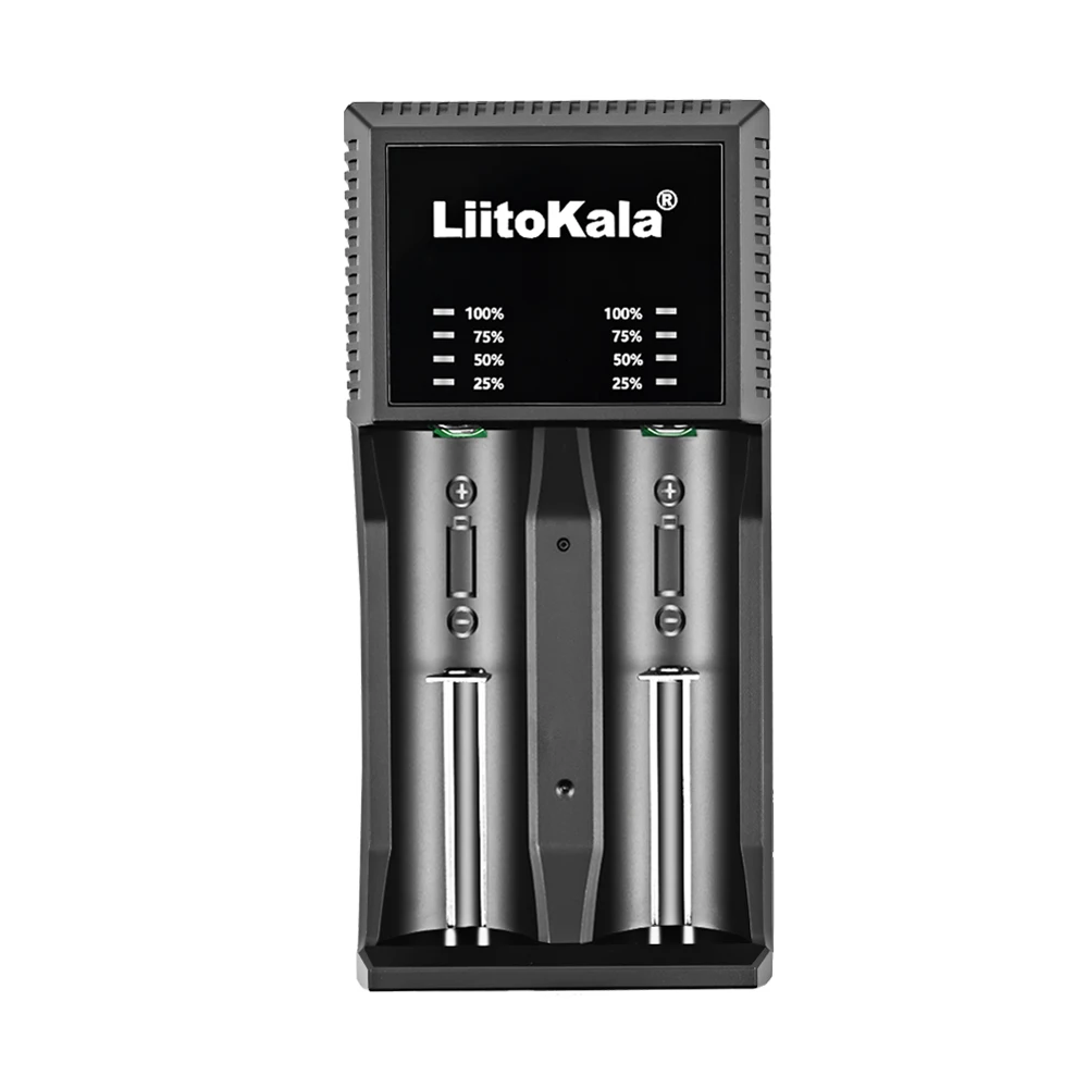 LiitoKala Lii-PL2 LED 3.7V/1.2V NiMH 18650 18350 18500 21700 20700 26650 Recharge Lithium Battery Charger