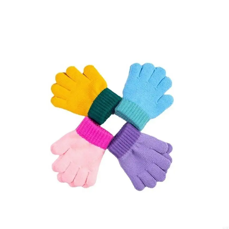 추운 날씨를 위한 겨울 장갑 2-4세 용 직물 장갑 425F