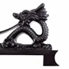 Black Wood Chinese Dragon Shaped Sword Holder Japanese Metal Samurai Sword Katana Bracket Display Stand Anime Knife Rest Cartoon 3
