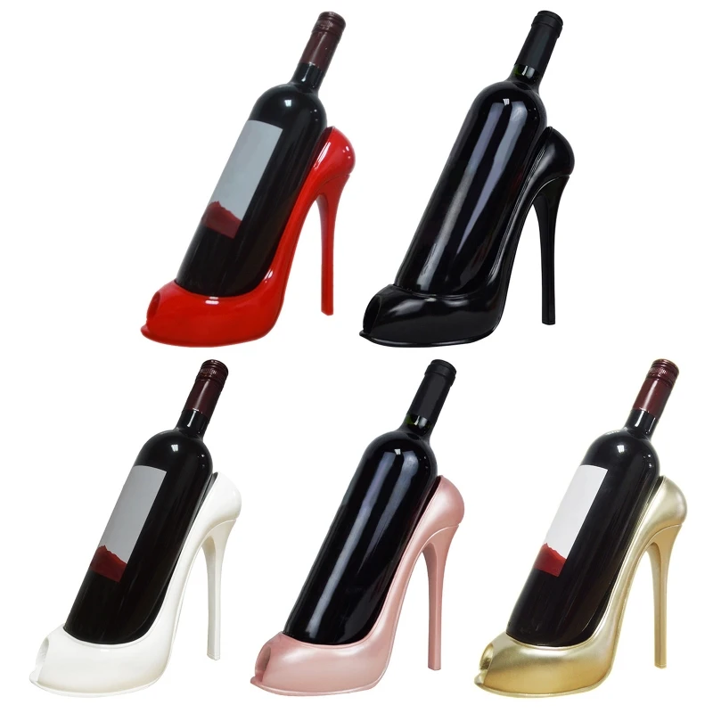 High Heel Shoe Wine Bottle Holder Stylish Wine Rack Gift Basket