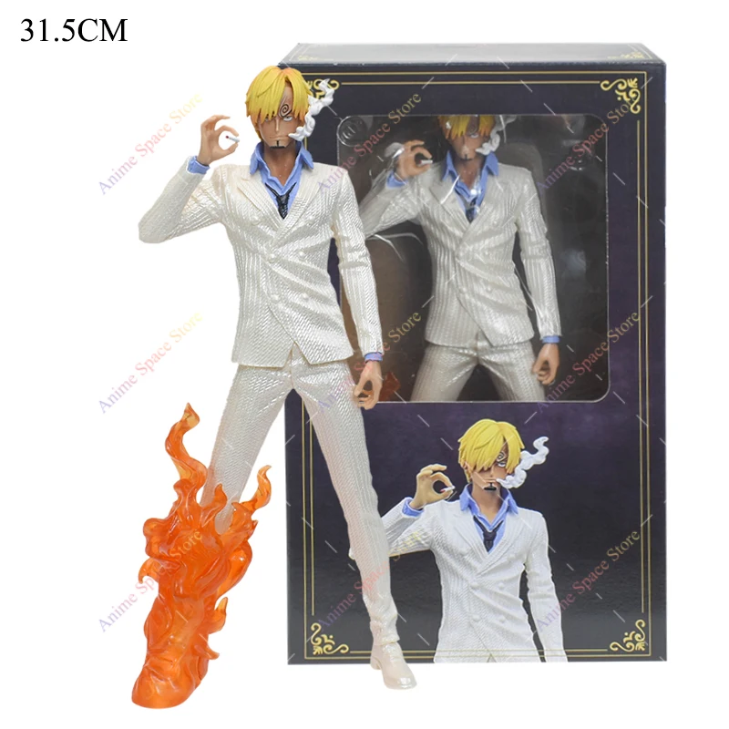 Anime Figure One-Piece Film Z Sanji Action Figure 1/8 Customised Figure of  Grand Line Men Sanji PVC Figure Toy Anime Song : : Toys