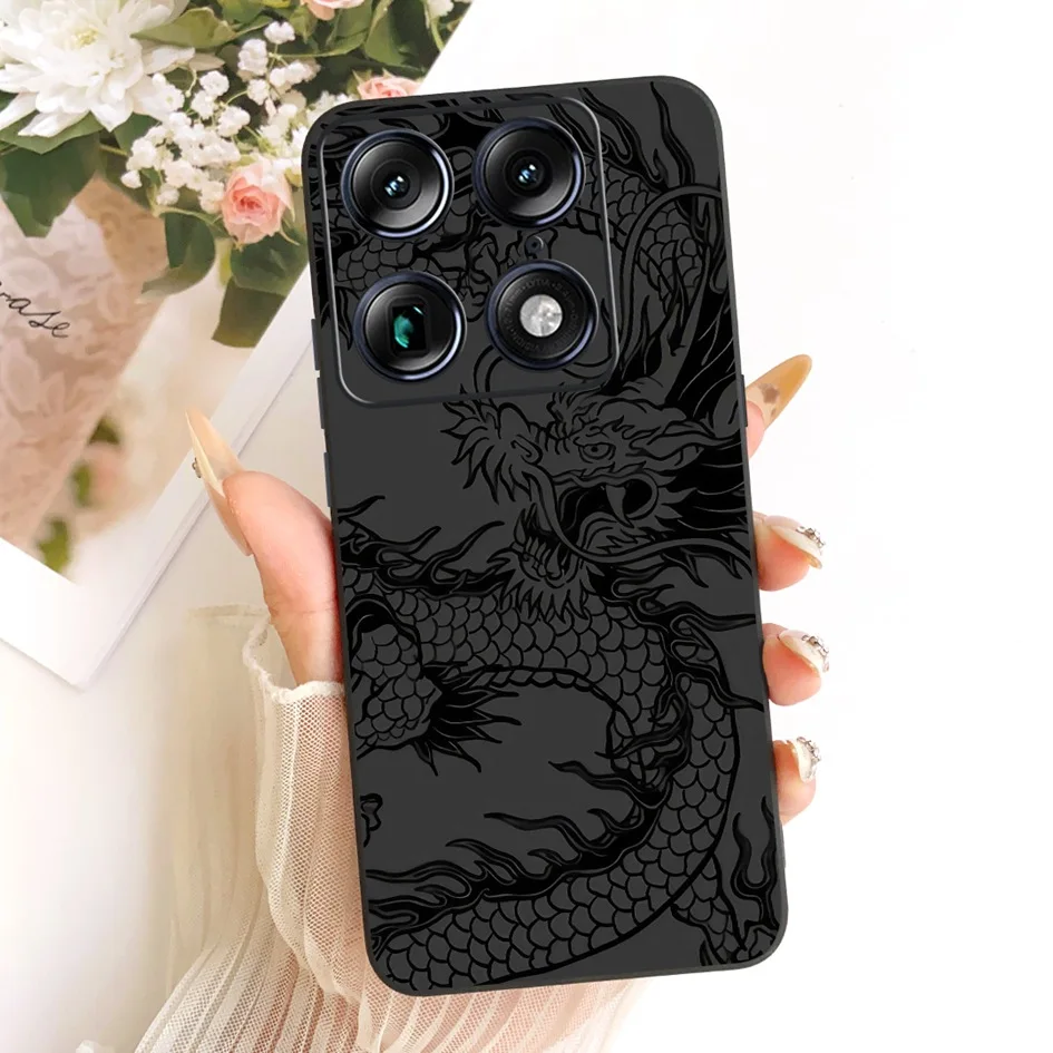 Floral Marble Soft Silicone Protective Case