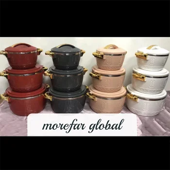 3 Pcs/Set 2.5/4.5/6.5 Liter Food Warmer Lunch Box Hot Pot 1