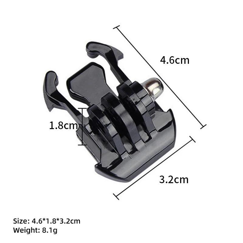 Quick Release Base Buckle Clip Basic Mount For GoPro Hero 13 12 11 10 9 Insta360 SJCAM AKASO DJI Osmo Action Camera Accessories