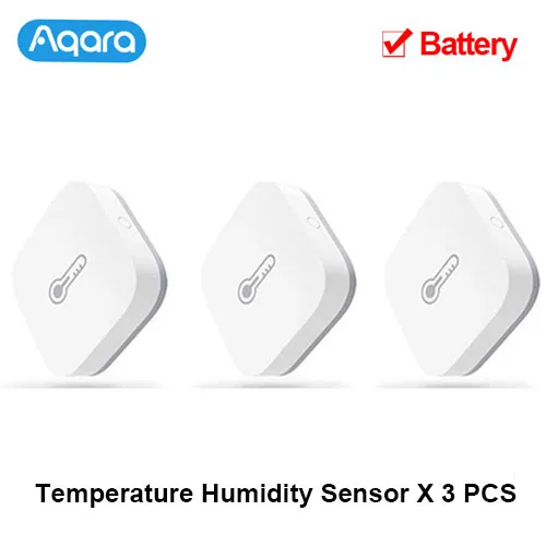Aqara Temperature Sensor Smart Air Pressure Humidity Environment Sensor Smart Control Zigbee Smart Home For Xiaomi APP Mi Home 
